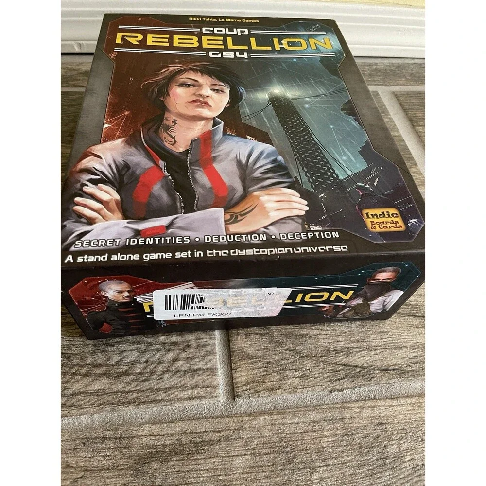 Coup: Rebellion G54 Game Dystopian Universe Setting Boardgame Card Game Unused